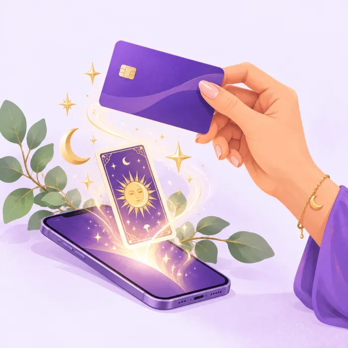 Ricarica online con carta per chiamare la cartomante